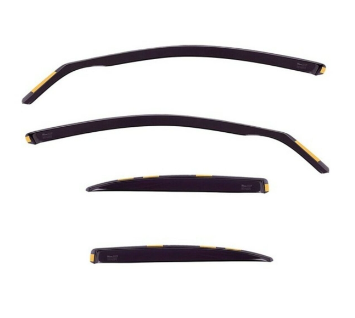 Wind deflector HEKO HO28649 Frontal 4 uds Rear